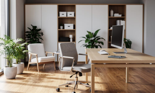 Nowoczesne biuro w domu – ergonomia, strefy pracy, styl